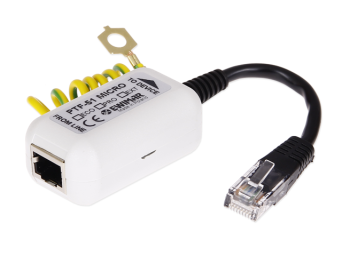 Miniatur Überspannungsschutz für Ethernet, PTF-51-ECO/PoE/Micro
