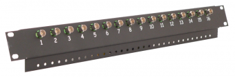 16-Kanal-Rack-Kabel-Organizer, UTP-Konverter für AHD, HD-CVI, HD-TVI