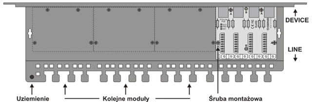 Patch panel con connettori Krone